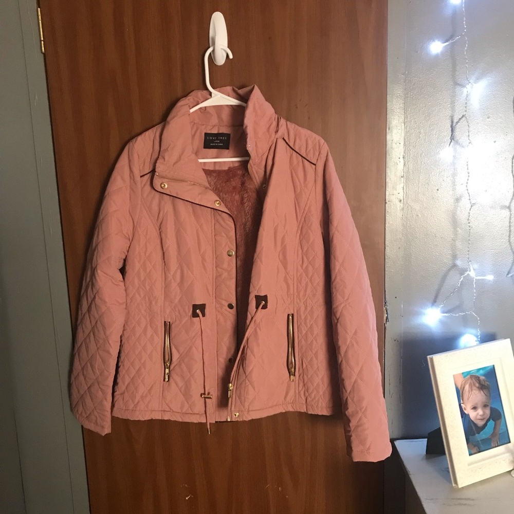 Very warm blush jacket